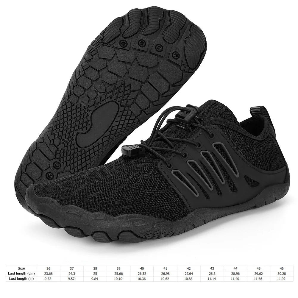 Unisex Water Shoes Barefoot Beach Shoes Non Slip Casual Wading Shoes Breathable Gym Sneakers for Boating Fishing Diving Surfing