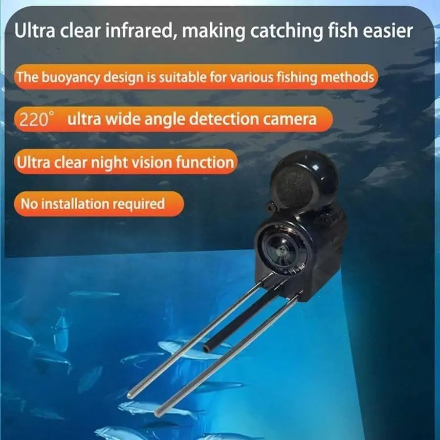 Fishing Camera, Fishing Monitor Underwater Camera with Infrared Night Vision Light, Fishings Monitor Underwaters Cameras, Ip68 W