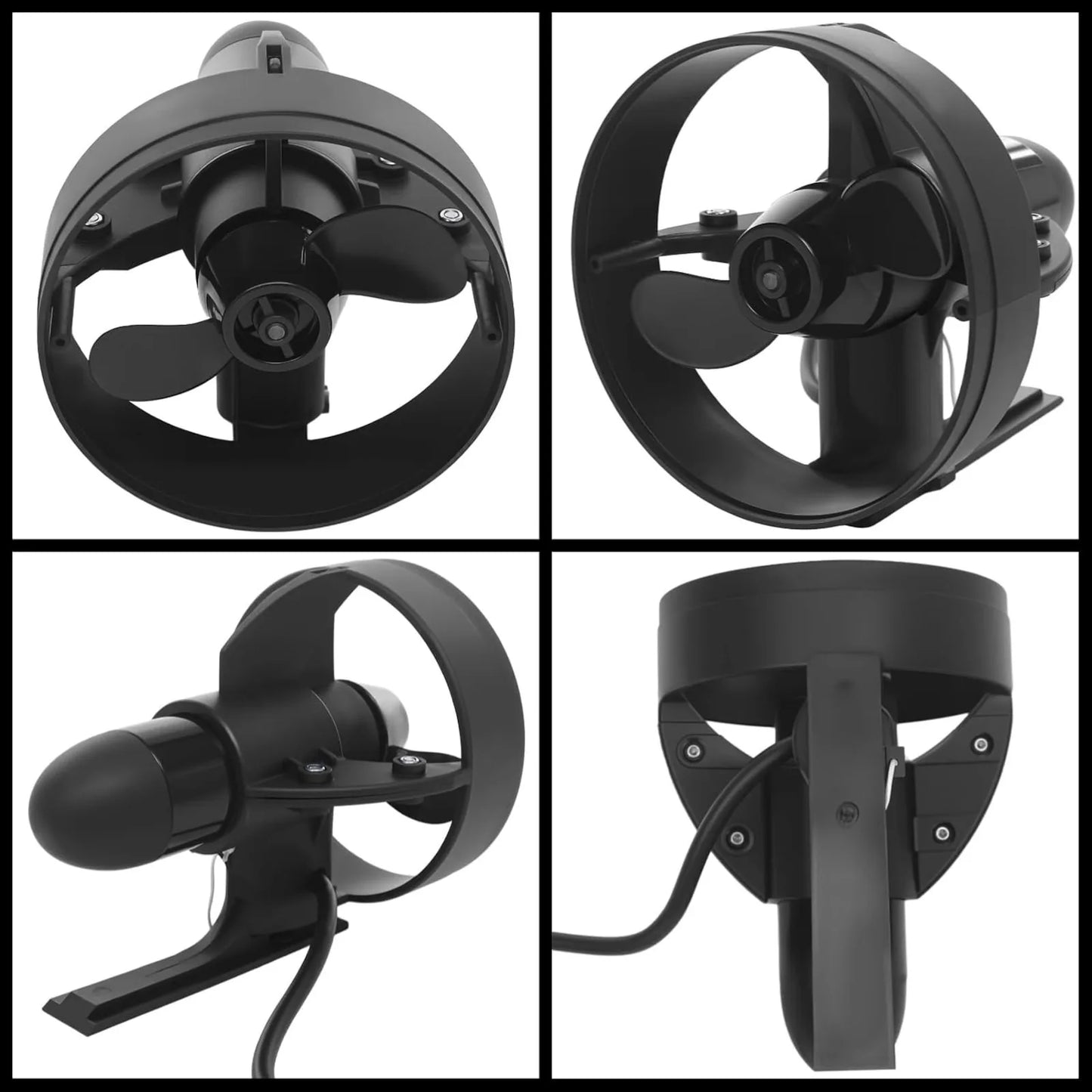 441lbs Max Thrust Paddle Board, Motor Electric 12V 288W 4-5KPH Underwater Thruster for Surfboard, Paddleboard Motor for SUP Boards Canoes& Boats