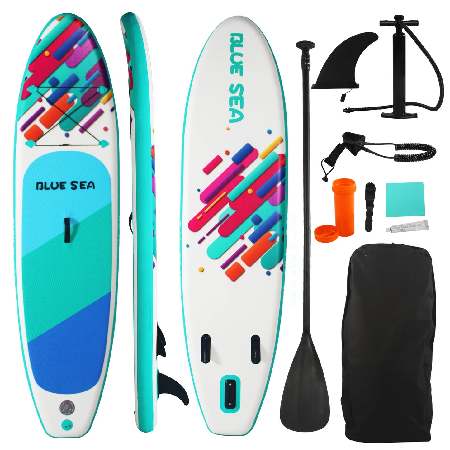 CADALENE Inflatable Stand Up Paddle Board,Versatile Yoga Paddle Board,  with Premium Accessories, for Adults of All Skill Levels