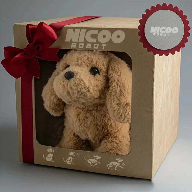 Robot Puppy That Acts Like Real Dog My Realistic Robotic AI Pet Dogs Electronic Interactive Stuffed Dogs For Barking Walking