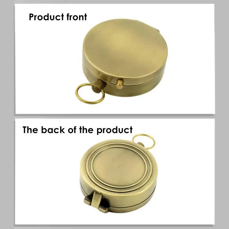 Pocket Compass Retro Pocket Orienteering Compass Advanced Backpacking Navigation Compass Boy Scout And Professional Compass For