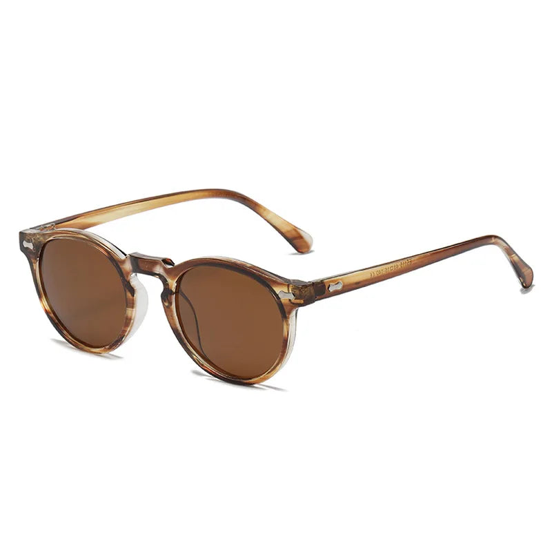Designer Circular Reading Sunglasses Men Women Vintage Tinted Finished Prescription Glasses Positive Diopter Outdoor Sunshade