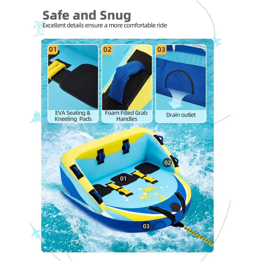 Inflatable Paddle Board, 500lbs Extra Wide Stand Up Paddleboard for Adults with Premium SUP Accessories Kit amp Backpack, Blow