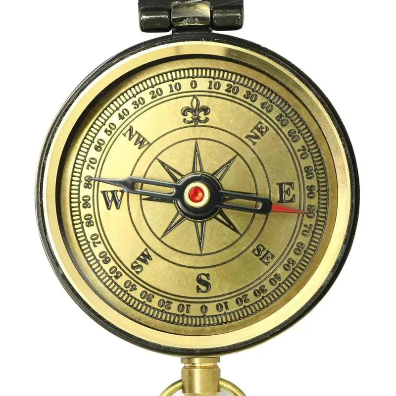 Pocket Compass Retro Pocket Orienteering Compass Advanced Backpacking Navigation Compass Boy Scout And Professional Compass For