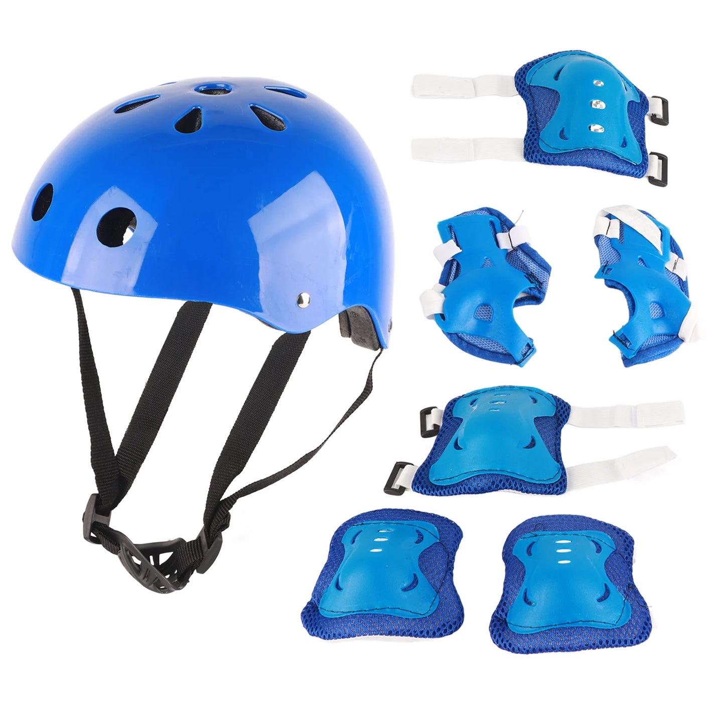 Kids Helmet Protective Gear Set Foam Elbow Knee Protector for Balance Car Scooter Roller Skating Kids Helmet Protective Gear Set