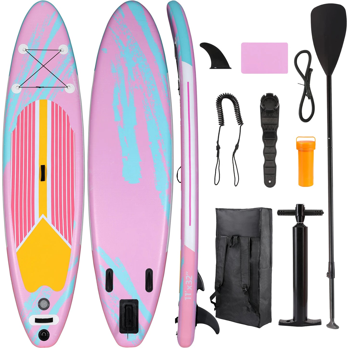 Inflatable Ultra-Light Stand Up Paddle Board 305cm for All Skill Levels with Premium SUP Paddleboard Accessories,Non-Slip Deck