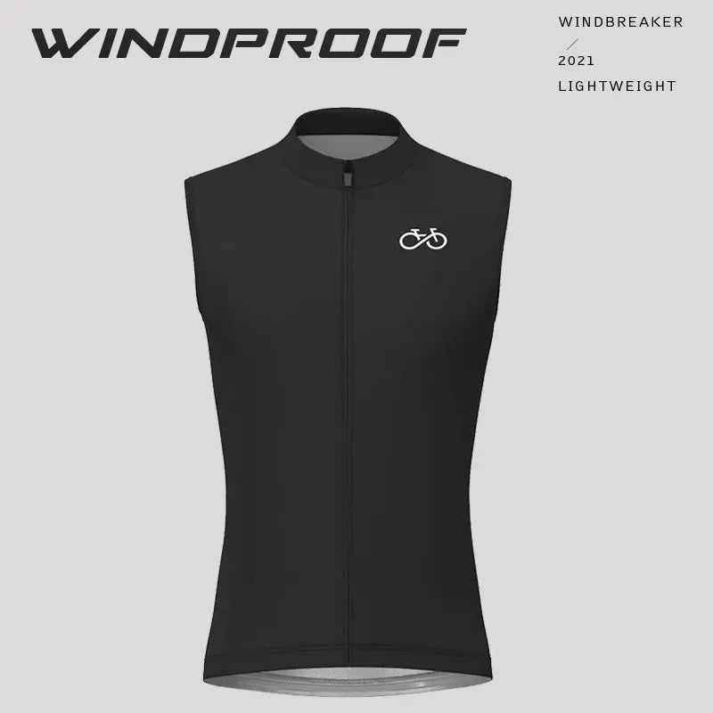 Bike Team Summer Cycling Vest Sleeveless Windproof Bicycle Vest MTB Bike Tops Racing Gilet Ropa Ciclismo Lightweight Bike Jacket