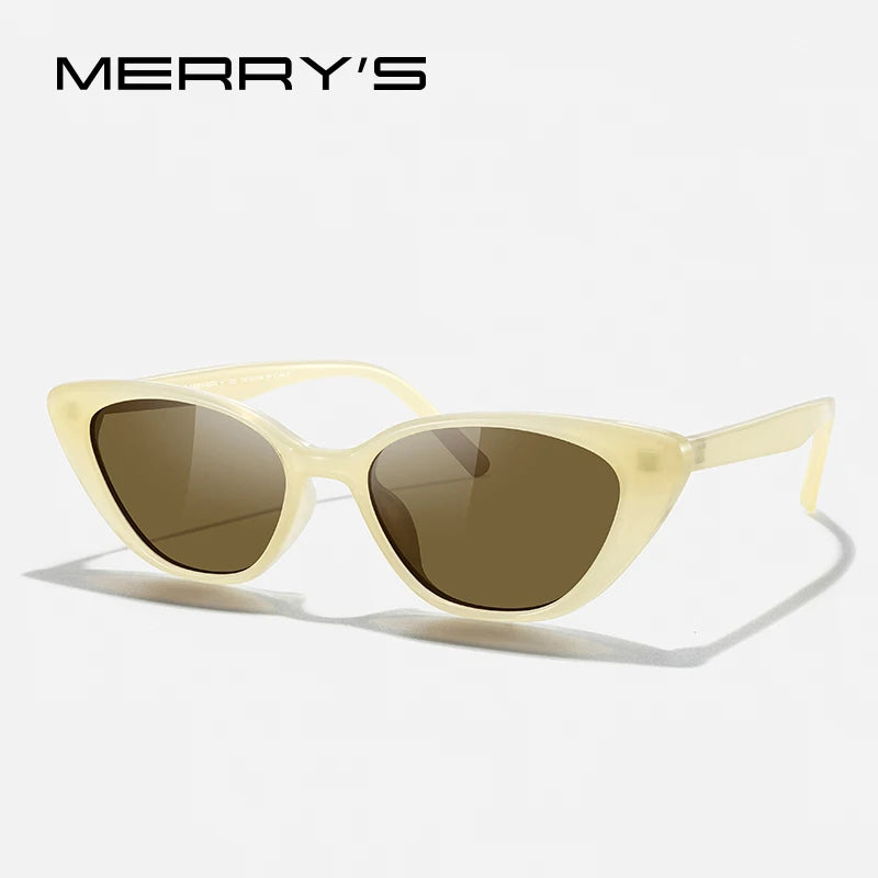 MERRYS DESIGN Women Cat Eye Polarized Sunglasses Fashion Ladies Luxury Brand Trending Sunglasses UV400 Protection S6327