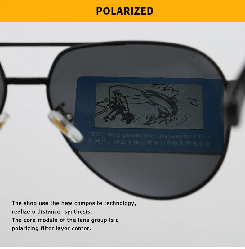 AUDI Professional Driving Polarized Sunglasses Men Anti-Glare Sun Glasses Luxury Pilot Goggles UV400 Oculos De Sol Masculino