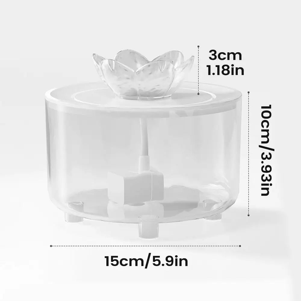 Cat Fountain For Drinking Electric Large Capacity Anti-Slip Automatic Cat Water Dispenser For Small Medium Large Breeds Bedroom