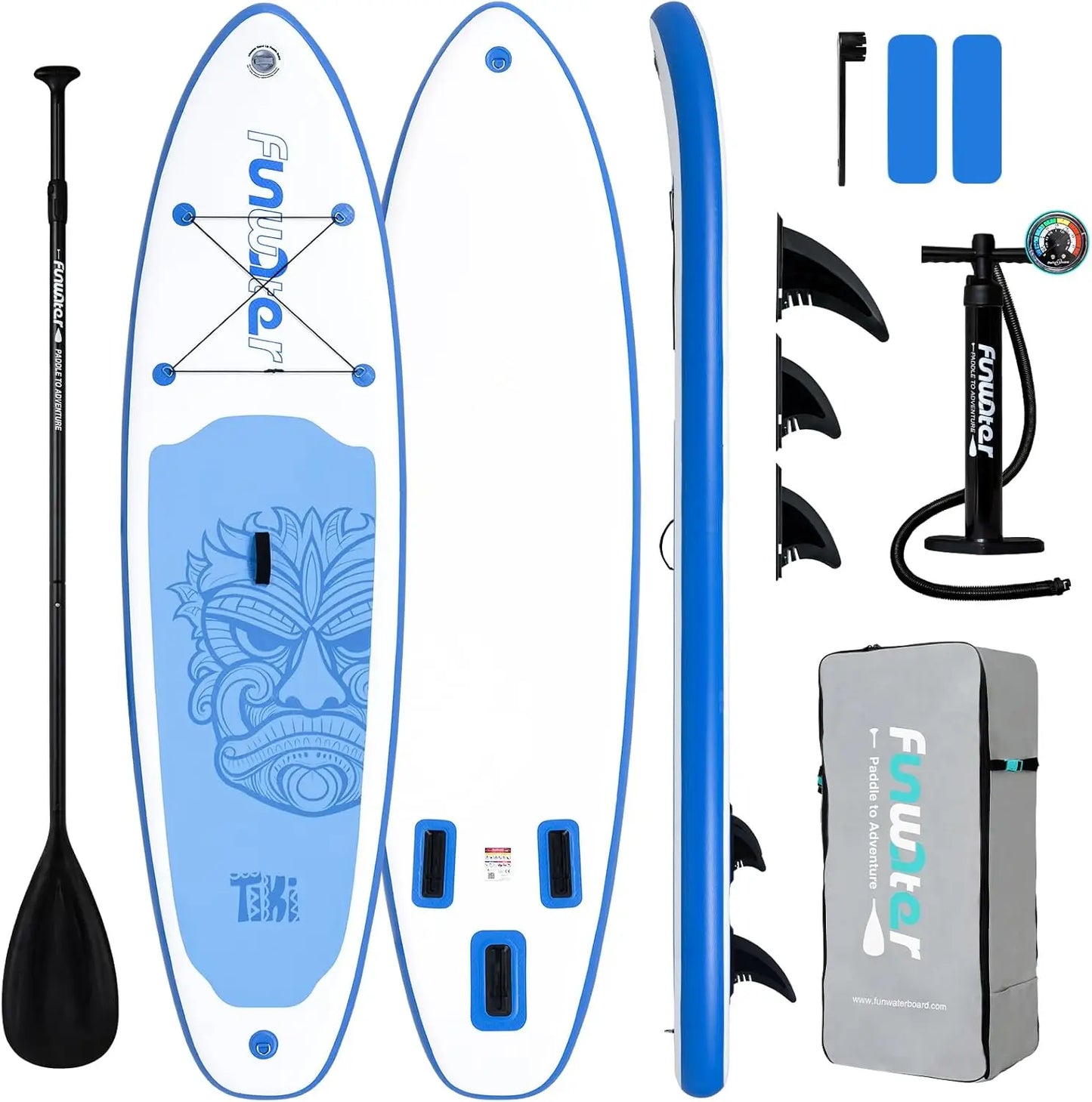 Inflatable Ultra-Light Stand Up Paddle Board for All Skill Levels with Premium SUP Paddleboard