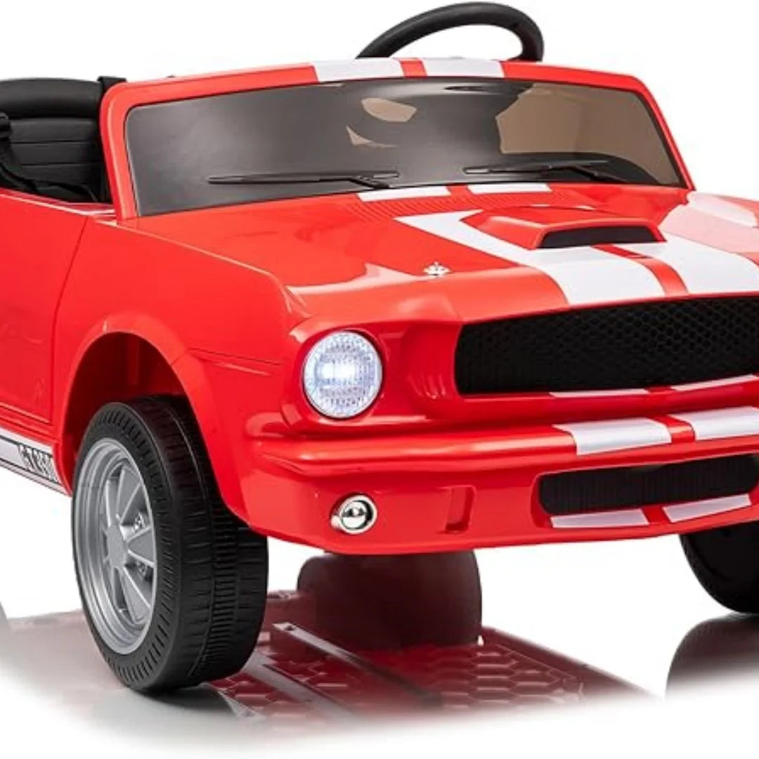 24V 7AH 2 Seater Ride on Licensed Shelby GT350, Ride on Cars with Remote Control, Ford Mustang Shelby Electric Vehicle