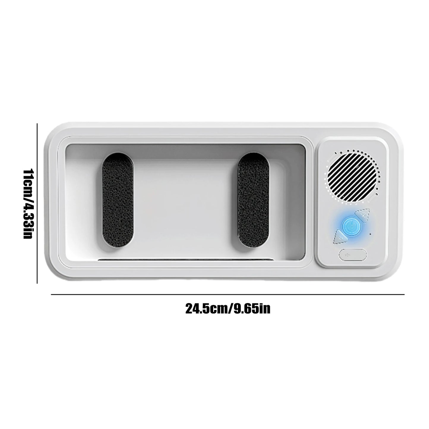 Wall Mounted Phoneholder IPX5 Waterproof Clear Sound & 480° Rotation Shower Case Accessories with Wireless BT Speaker Bathroom