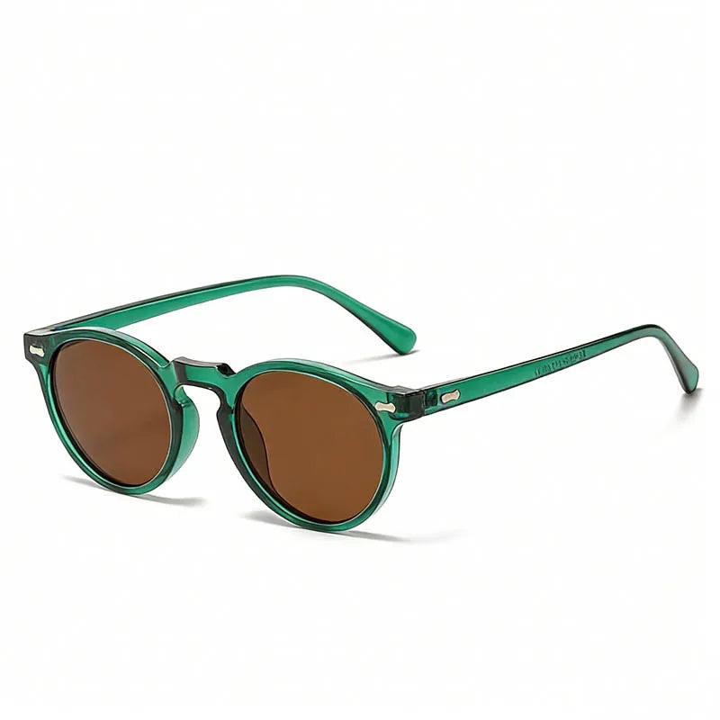 Designer Circular Reading Sunglasses Men Women Vintage Tinted Finished Prescription Glasses Positive Diopter Outdoor Sunshade
