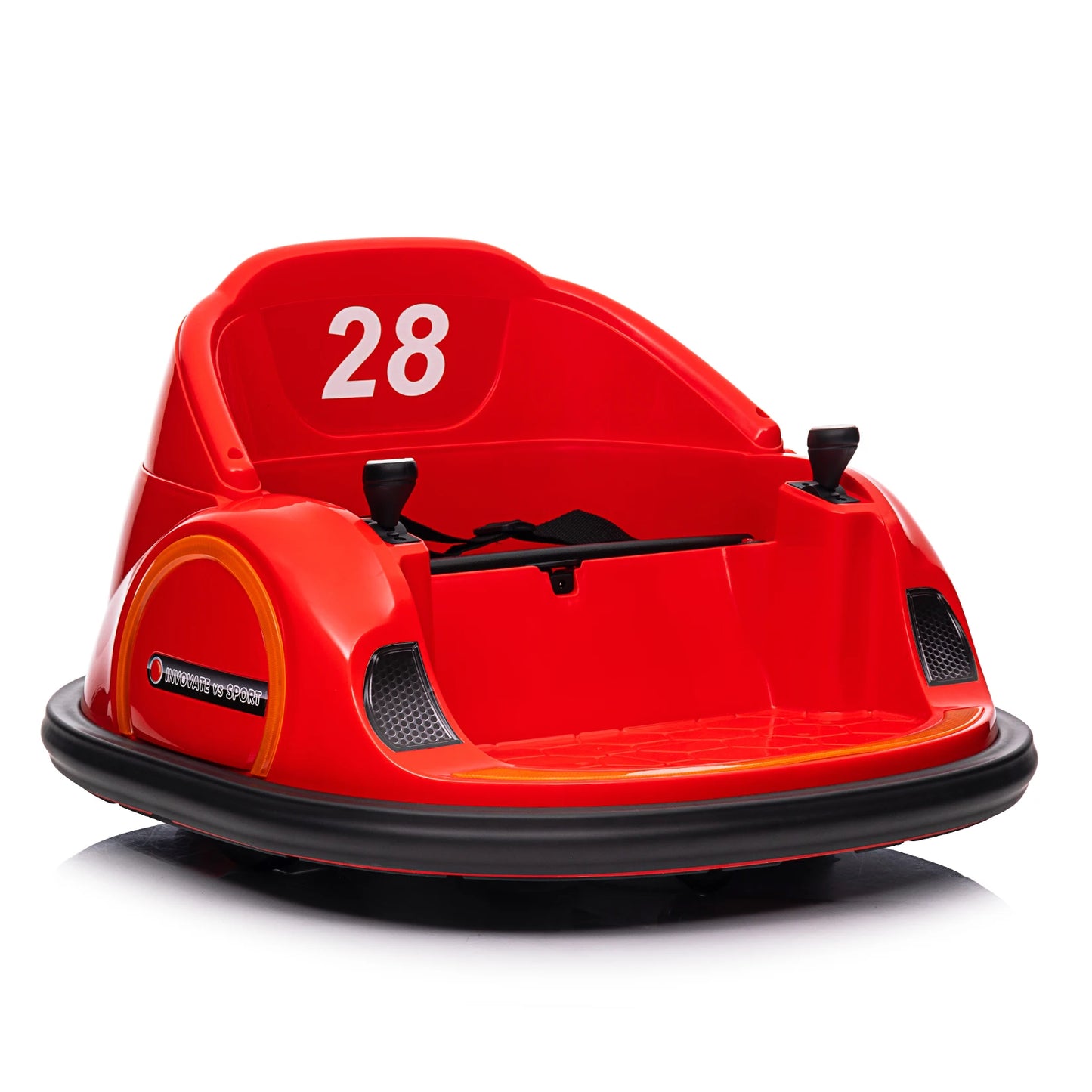 12V Ride On Bumper Car for Kids Ride on Toy Gifts Toddlers Electric Bumping Car with Remote Control, Battery Display, LED Lights