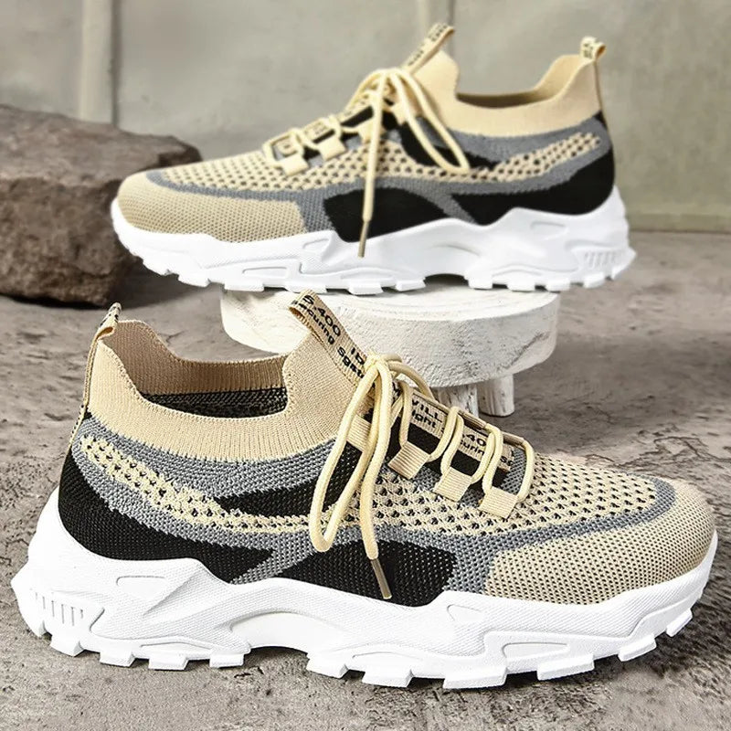 Women's Fashion Platform Dad Sneakers Lightweight Breathable Comfortable Daily Shoes for Casual Wear