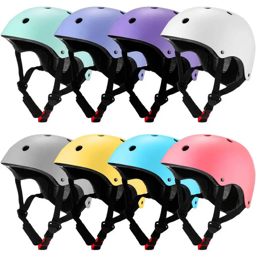 8 Pcs Kids Bike Helmets Bulk CPSC Certified Toddler Skateboard Adjustable Kids Bike Helmet Ages 58 Years Old Boys Girls for Skat