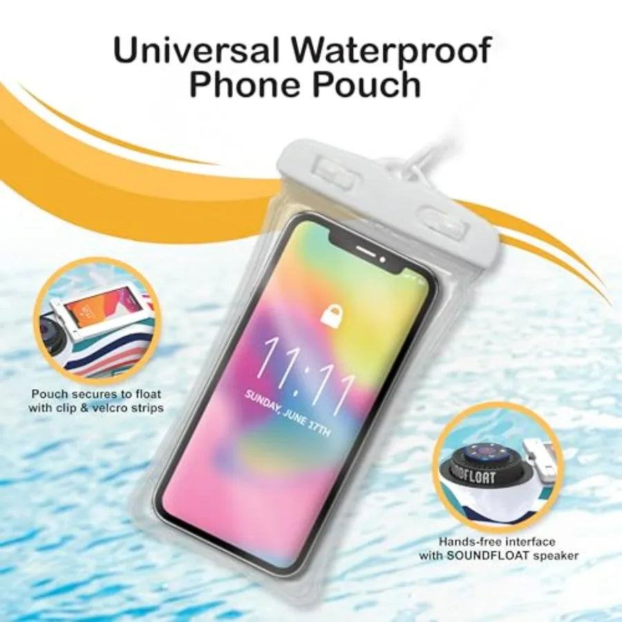 Inflatable Pool Lounger with Bluetooth IPX7 Waterproof Speaker Cup Holder for Adults Premium Floating Pool Chair for Pool Parti