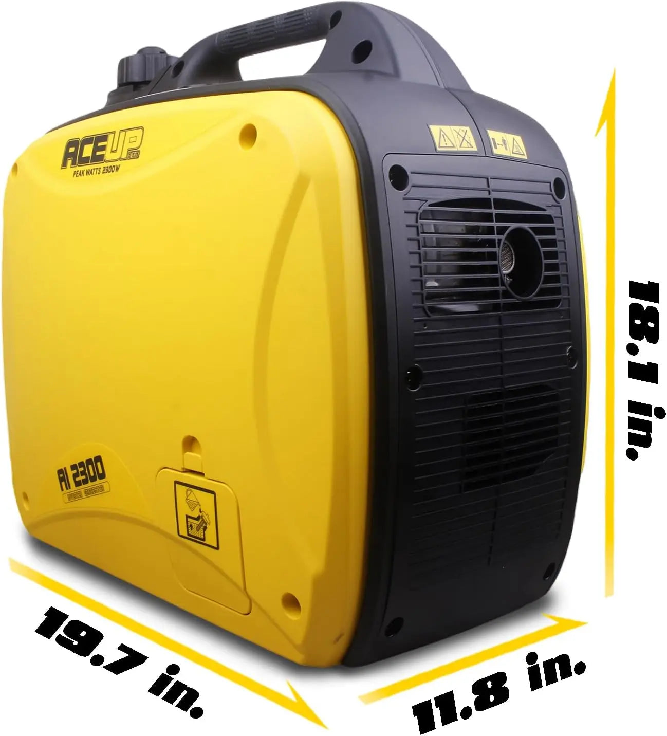 2300 Watt Portable Inverter Generator, Super Quiet Gas Generator for Home Use, EPA Compliant, Lightweight RV Ready