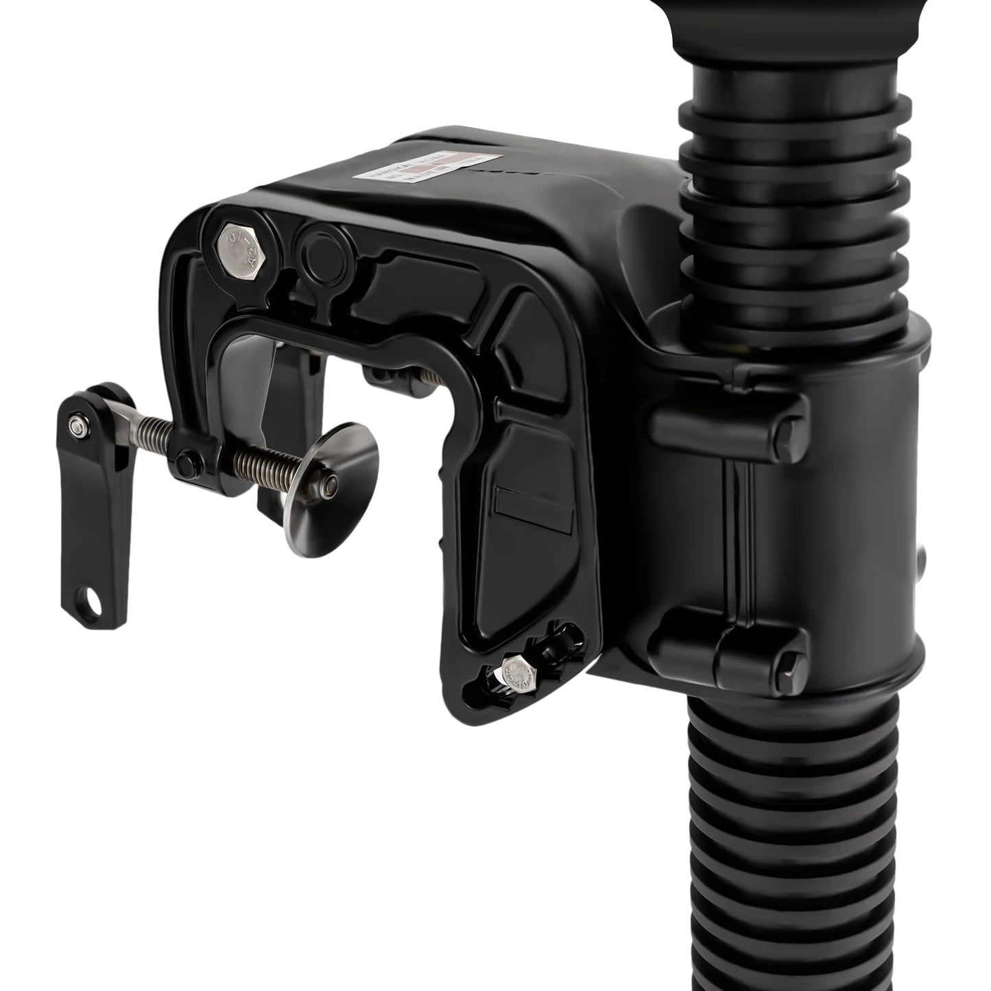 4HP 55cc 4-Stroke Outboard Motor, 2900W Boat Engine with Jet Pump, 360° Tilt for Inflatable Fishing Boats, Manual Start