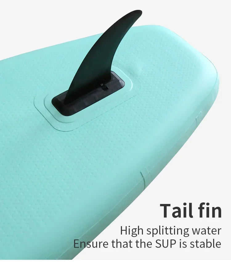 Inflatable Stand Up Sup Paddle Board   Upright Surfing Board Swimming Skateboard   Family Fun Playing with Wate