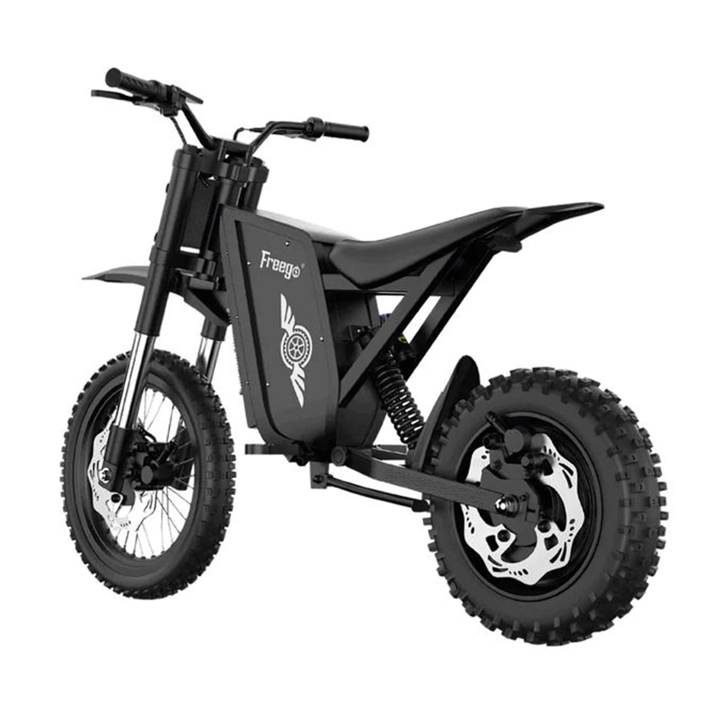 Freego X0 Mini Dirt Bike for Teens Adults 3600W Motor 40MPH Dual Hydraulic Disc Brakes All-Terrain Motorcycle Off-Road E-Bike UL