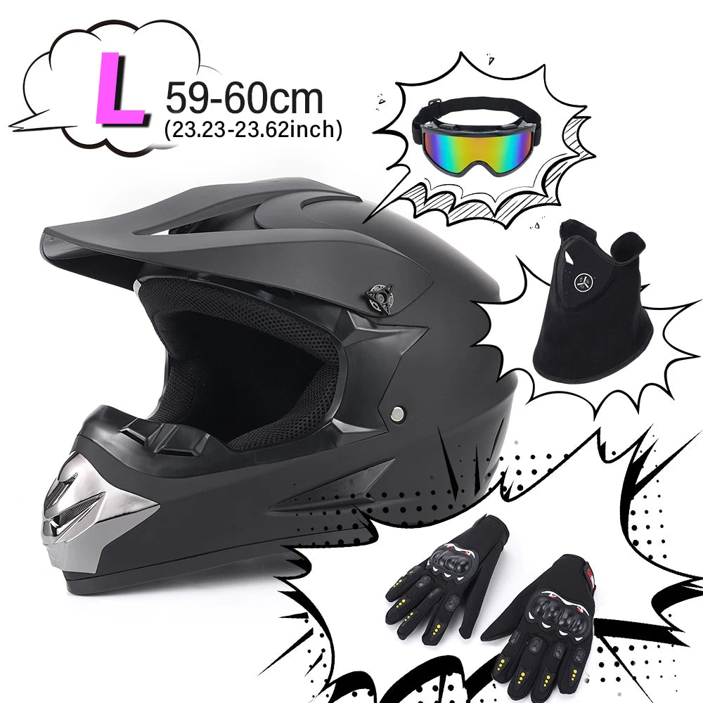 Motorcycle helmet Motorcycle Full Face Helmet Men Women Fashion with Dual Lens racing full face helmet motorcycles accessories