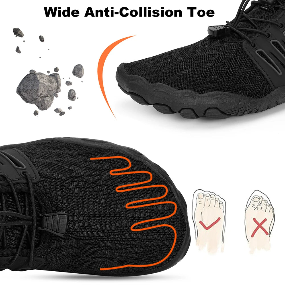 Unisex Water Shoes Barefoot Beach Shoes Non Slip Casual Wading Shoes Breathable Gym Sneakers for Boating Fishing Diving Surfing