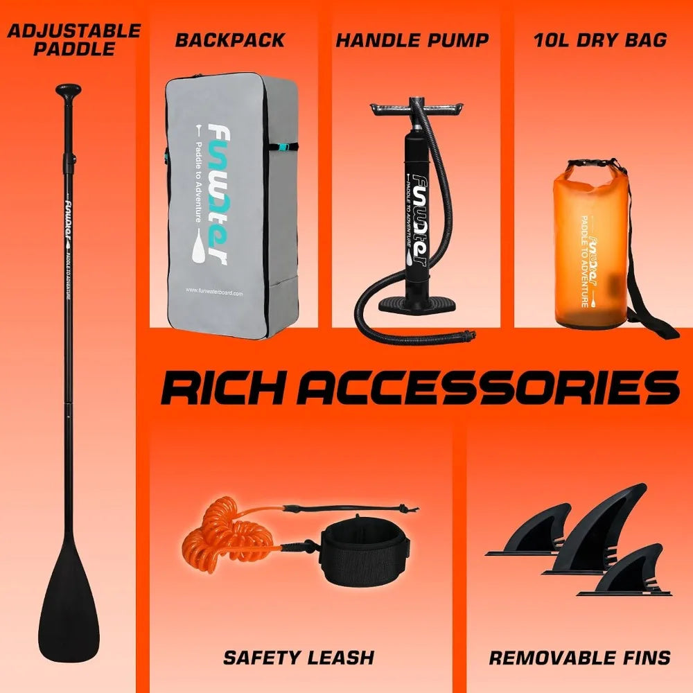 Ultra-Light Inflatable Paddle Board for Adults & Youth, Stable & Durable with Accessories