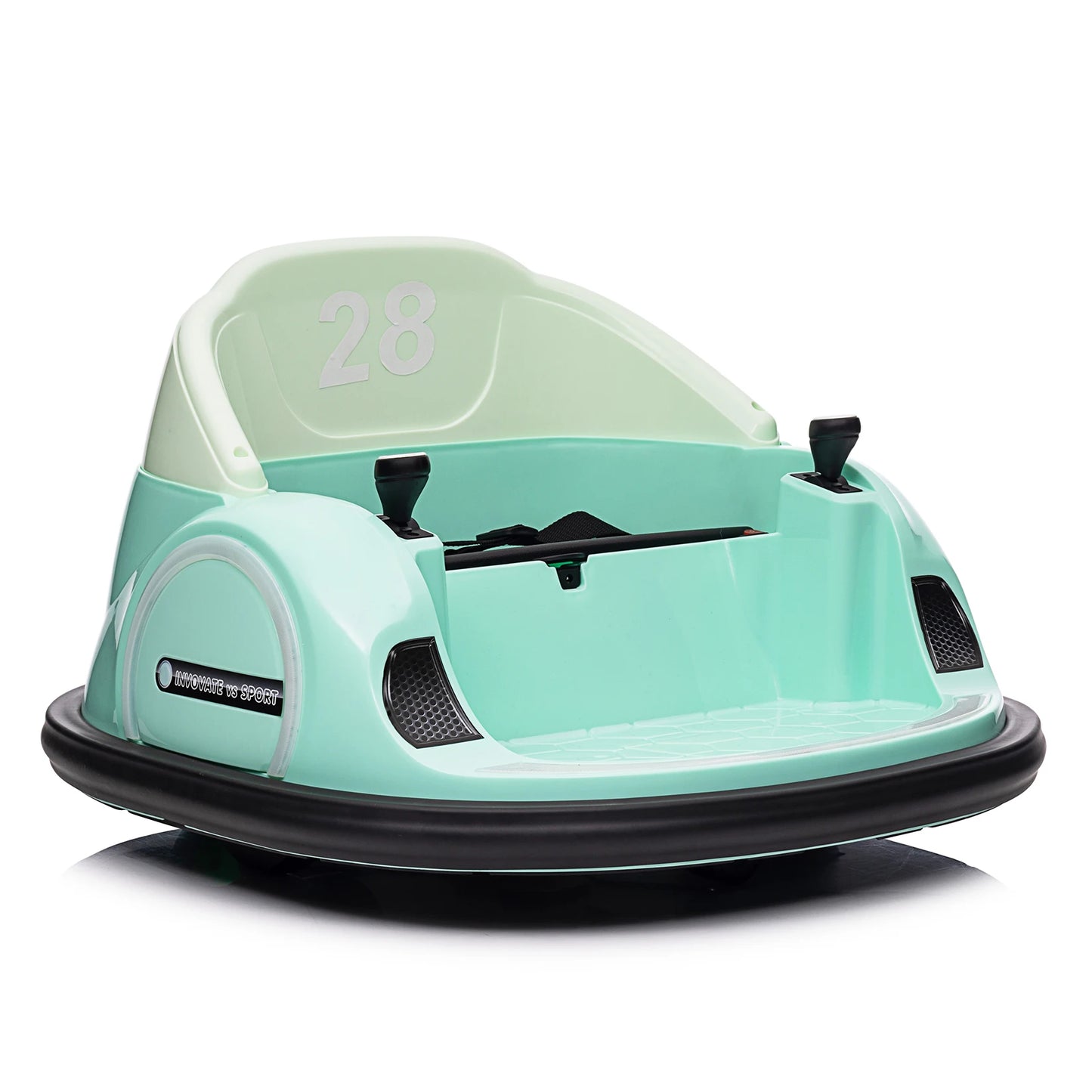12V Ride On Bumper Car for Kids Ride on Toy Gifts Toddlers Electric Bumping Car with Remote Control, Battery Display, LED Lights