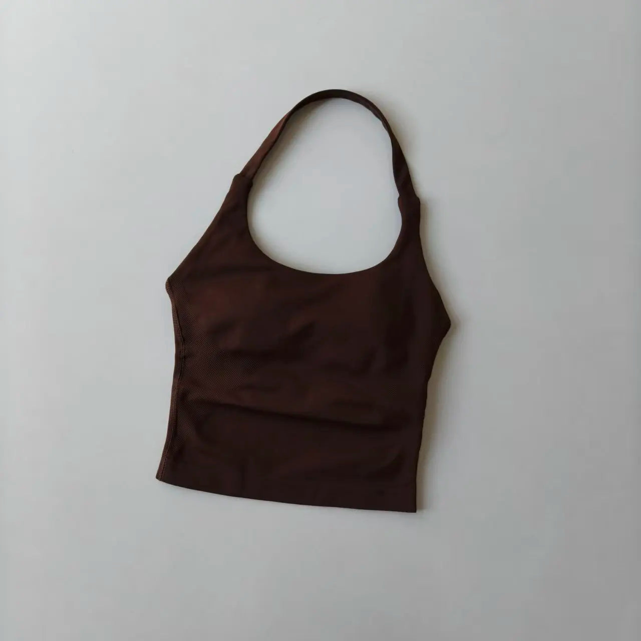Neck Halter Shockproof Sport Longline Strappy Top Halterneck Vest Medium Support Yoga Gym Workout Seamless  Fitness Sport Bra