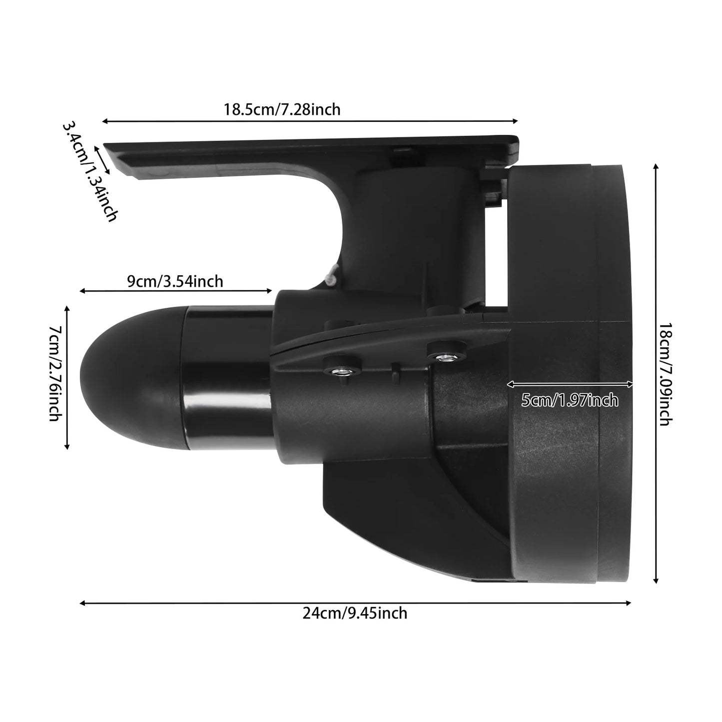 200Kg Thrust Underwater Thruster, SUP Propeller Propulsion, Underwater Jet Thruster Engine for Stand Up Paddle Board Surfboards