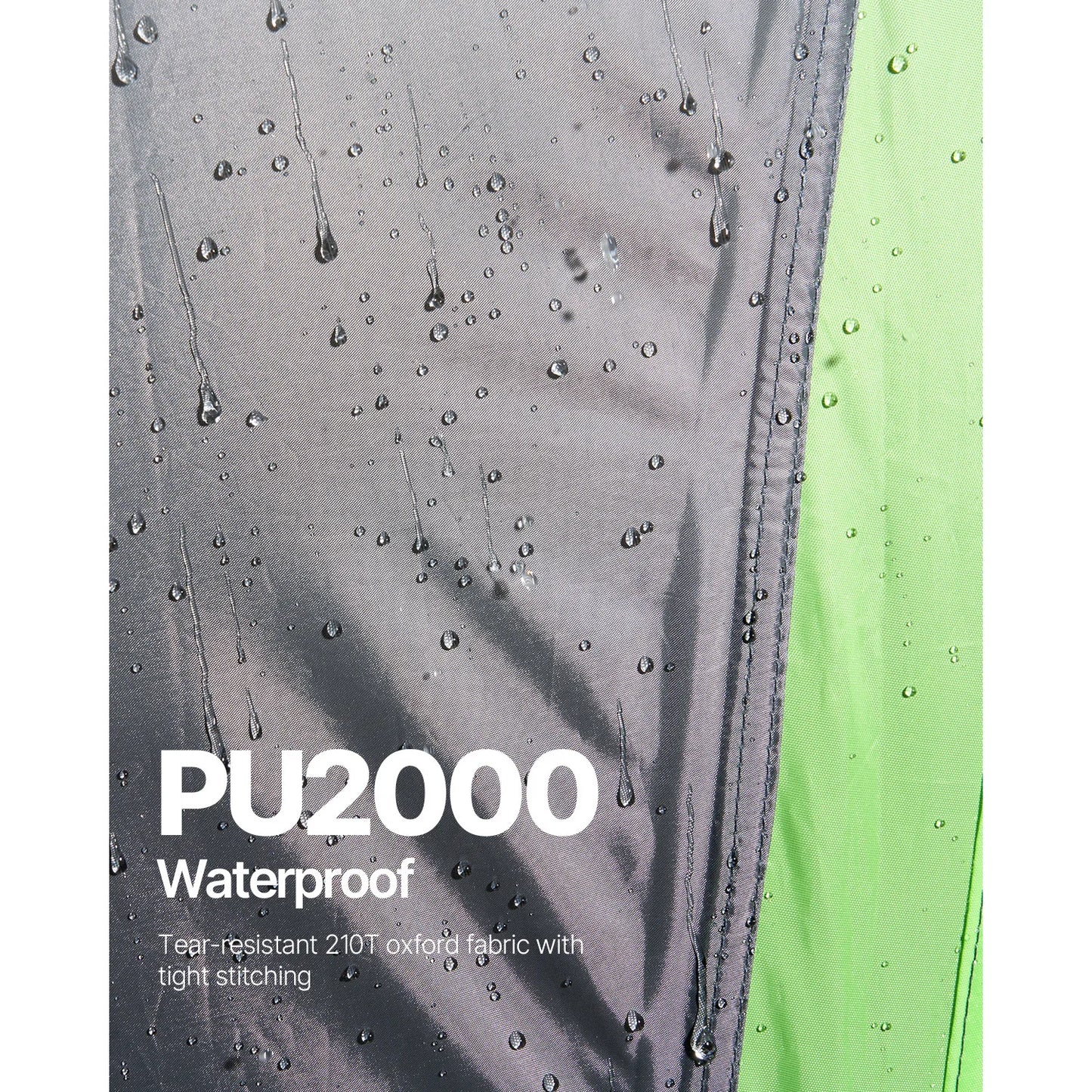 SucceBuy SUV Tent for Camping Waterproof PU2000mm Spacious Double Layer Design SUV Camping Tent with Shade Awning , Mesh Windows