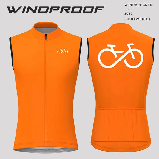 Bike Team Summer Cycling Vest Sleeveless Windproof Bicycle Vest MTB Bike Tops Racing Gilet Ropa Ciclismo Lightweight Bike Jacket
