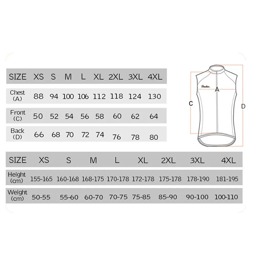 Bike Team Summer Cycling Vest Sleeveless Windproof Bicycle Vest MTB Bike Tops Racing Gilet Ropa Ciclismo Lightweight Bike Jacket