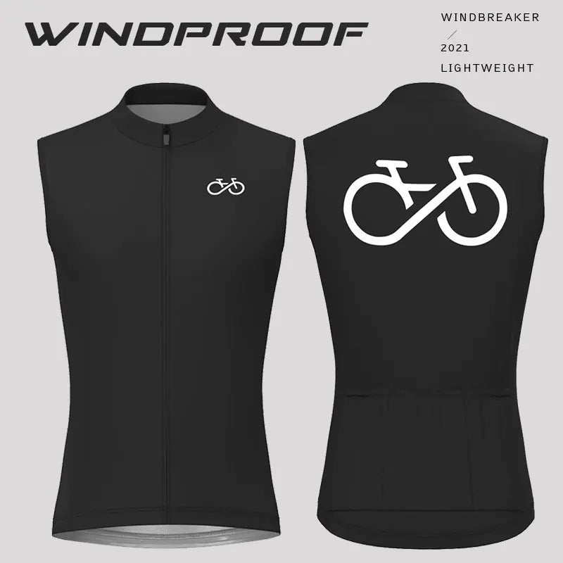 Bike Team Summer Cycling Vest Sleeveless Windproof Bicycle Vest MTB Bike Tops Racing Gilet Ropa Ciclismo Lightweight Bike Jacket