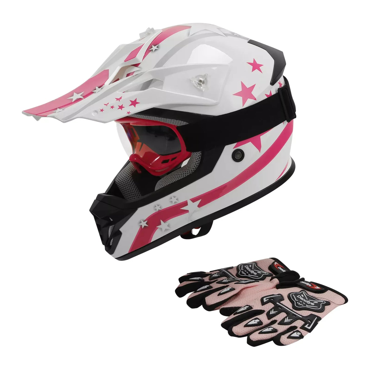 DOT Youth Helmet Child Kids Motorcycle Full Face Offroad Dirt Bike ATV S M L XL