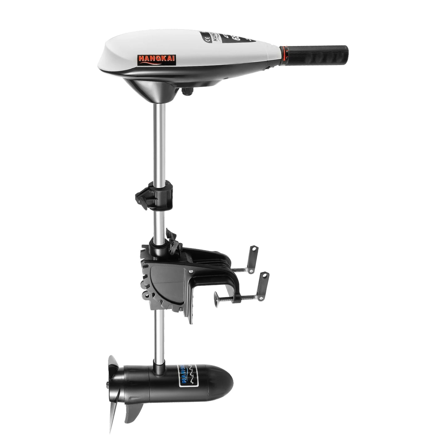 65lb Thrust Electric Outboard Motor 660W 5 Speed Adjustable Shaft Quiet Fishing Motor for Inflatable Boat Saltwater Freshwater