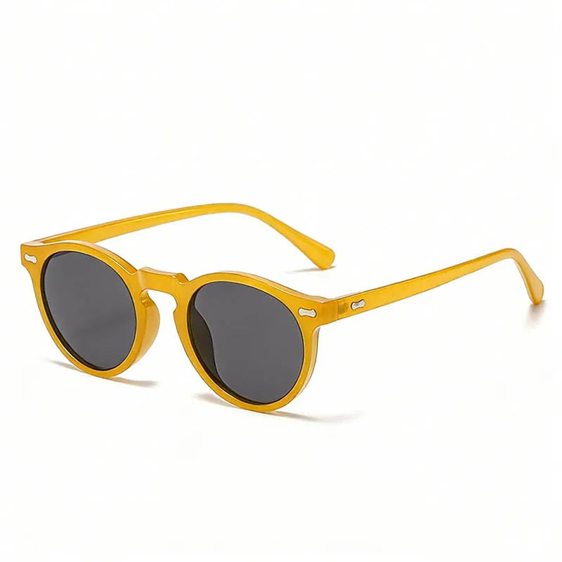 Designer Circular Reading Sunglasses Men Women Vintage Tinted Finished Prescription Glasses Positive Diopter Outdoor Sunshade