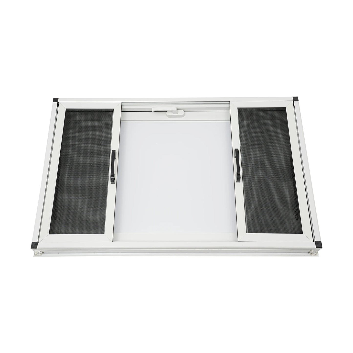 48"L x 30"W Food Truck Concession Stand Serving Window Awning w/ Hooks Waterproof Heavy-Duty UV-Resistant for Mobile Vendor Cart