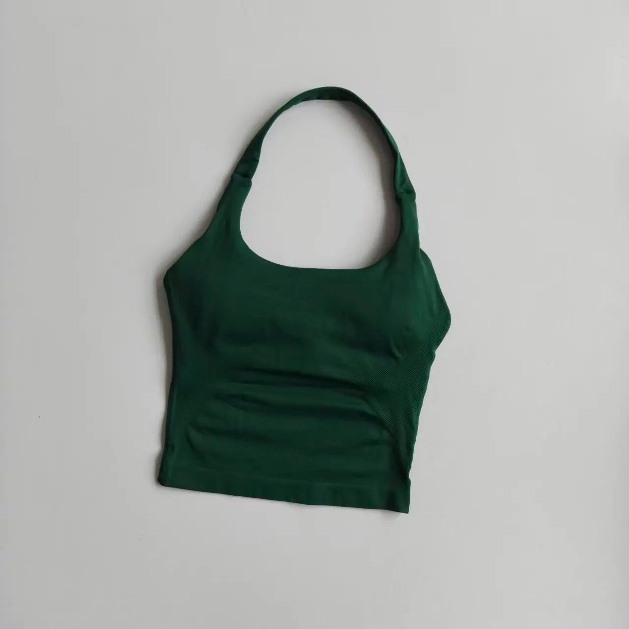 Neck Halter Shockproof Sport Longline Strappy Top Halterneck Vest Medium Support Yoga Gym Workout Seamless  Fitness Sport Bra