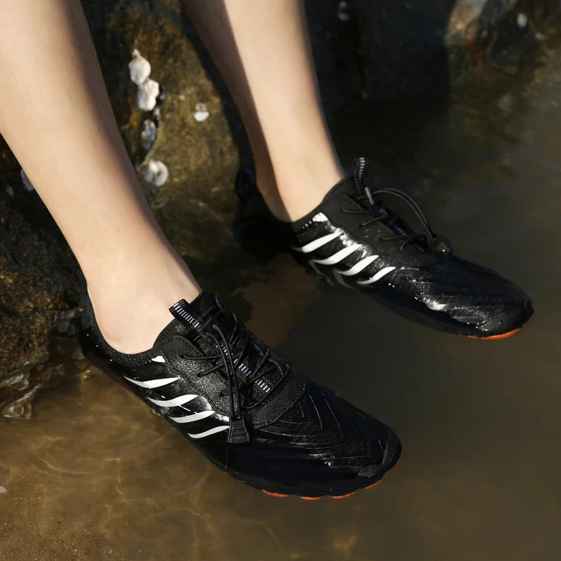 Quick Dry Non Slip Men Women Water Shoes Barefoot Five Toe Breathable Soft Beach Sport Hiking Outdoor Climbing Wading Aqua