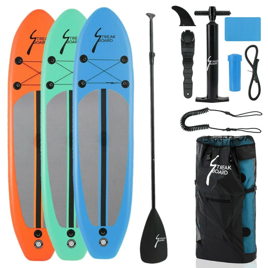 Inflatable Ultra-Light Stand Up Paddle Board 305cm for All Skill Levels with Premium SUP Paddleboard Accessories,Non-Slip Deck