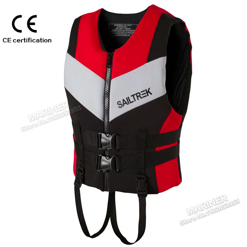 Impact Vest Wakesurf Comp Vest CE Approved Neoprene Life Jacket Wake Surfing But Great for All Other Watersports Activities
