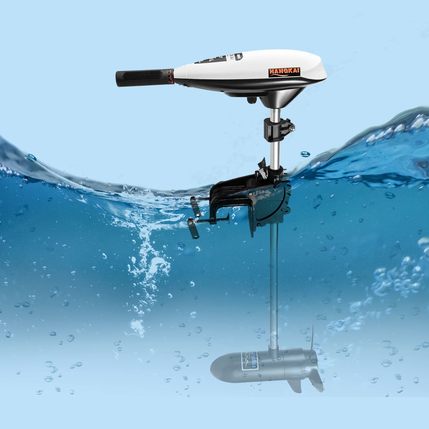 Electric Outboard Motor Trolling Motor  Adjustable Electric Outboard Engine  5 Forward Gears and 2 Reverse Gears 660W 12V