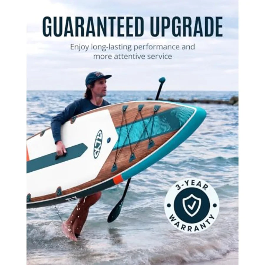 11'6 Extra Wide Inflatable Paddle Board Touring Stand Up Paddleboard Fast-Tracking SUP for Long-Distance Stable Center Fin Port