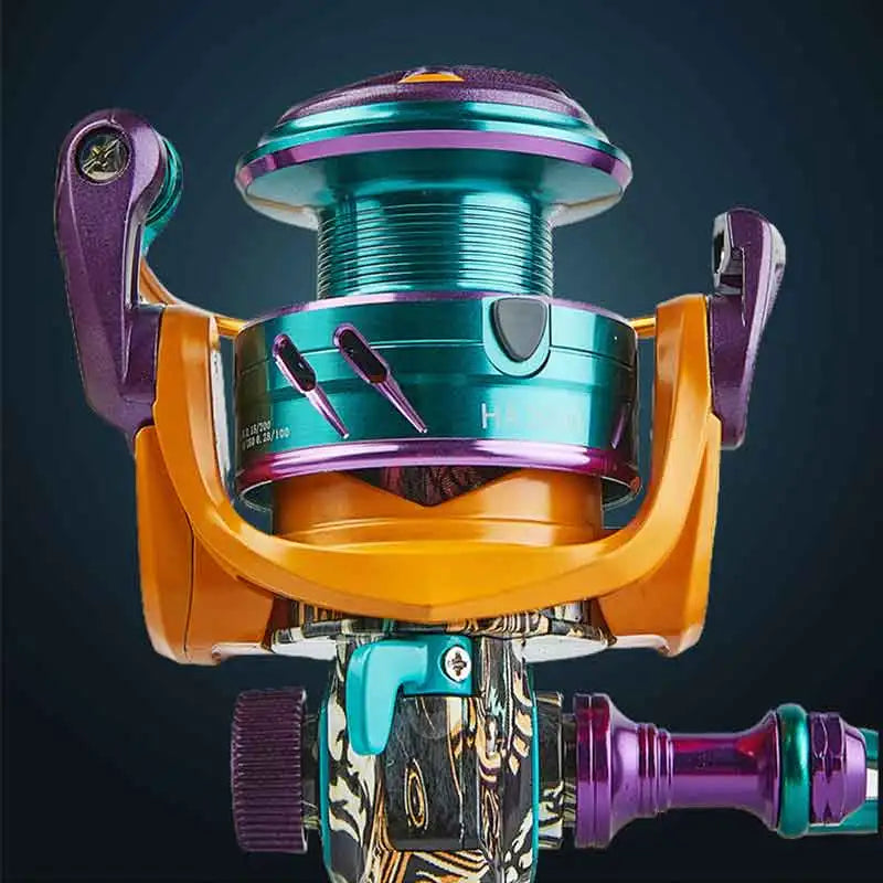 BILLINGS HA Spinning Reel, 22LB Max Drag,5.2:1 Gear Ratio,Metal Spool,CNC Rocker,Spinning Fishing Reel For Fresh Salt Water