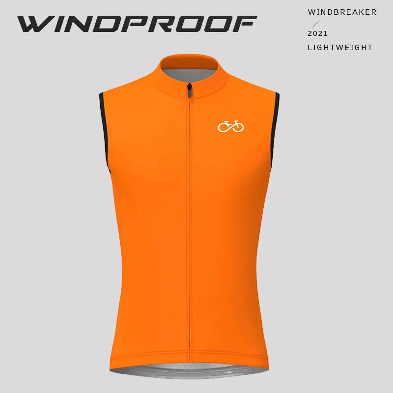 Bike Team Summer Cycling Vest Sleeveless Windproof Bicycle Vest MTB Bike Tops Racing Gilet Ropa Ciclismo Lightweight Bike Jacket