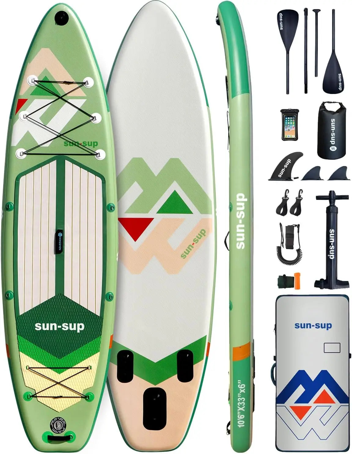 Inflatable Stand Up Paddle Boards,10.6 ft Inflatable Paddle Board for Adults, with Premium SUP Board
